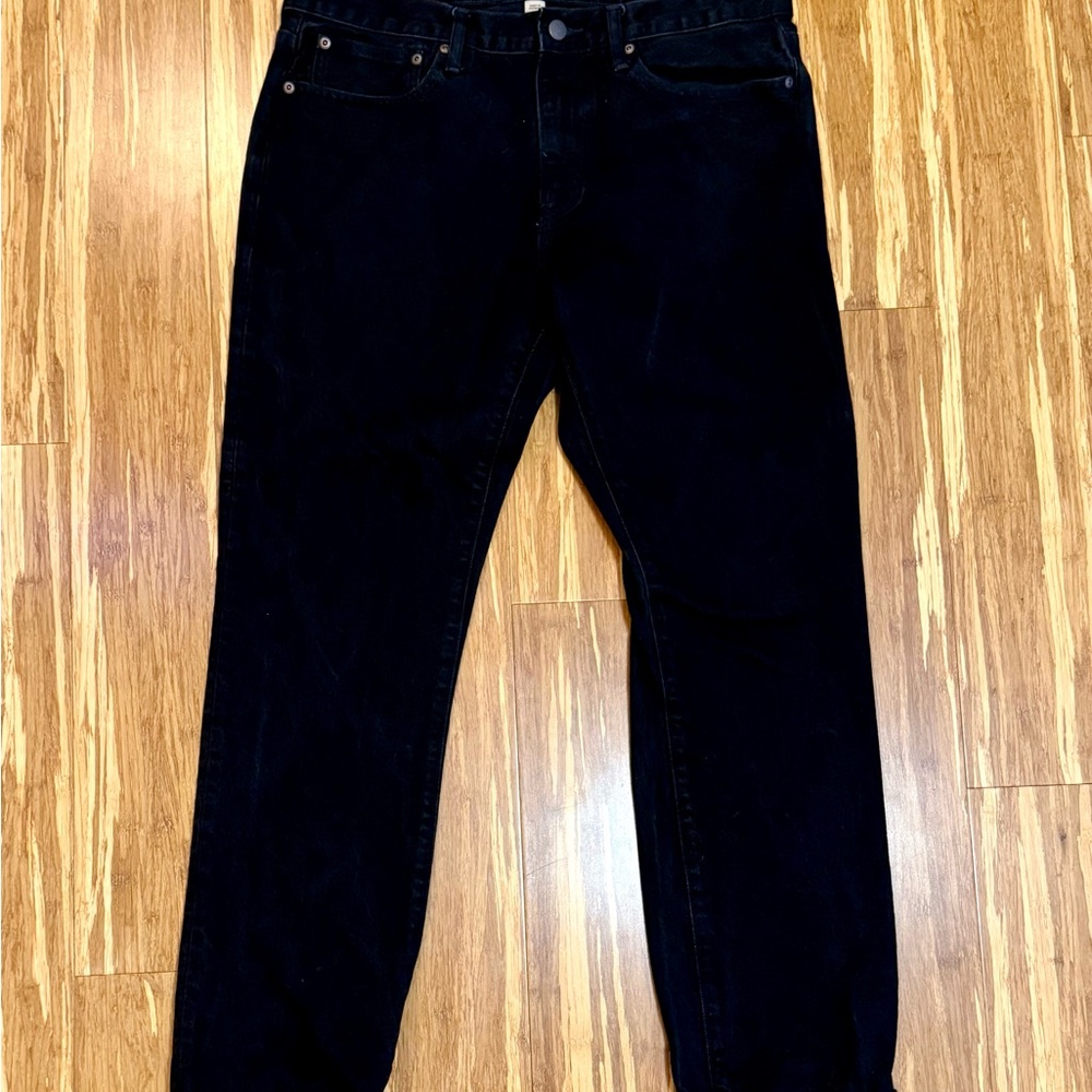 J. Crew Men's 770 Straight Jeans - Black